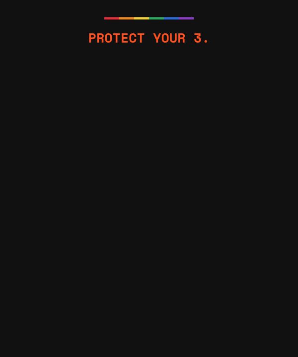 Back: Protect your 3.