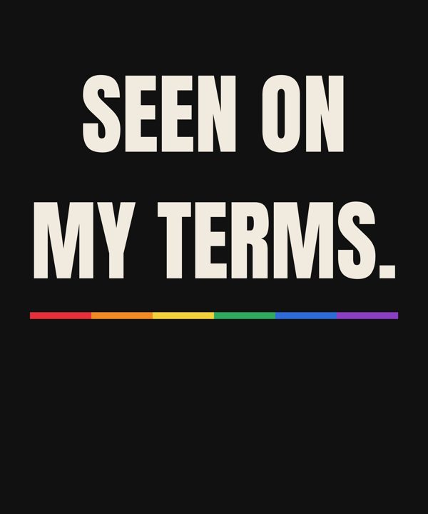 Seen on my terms, front